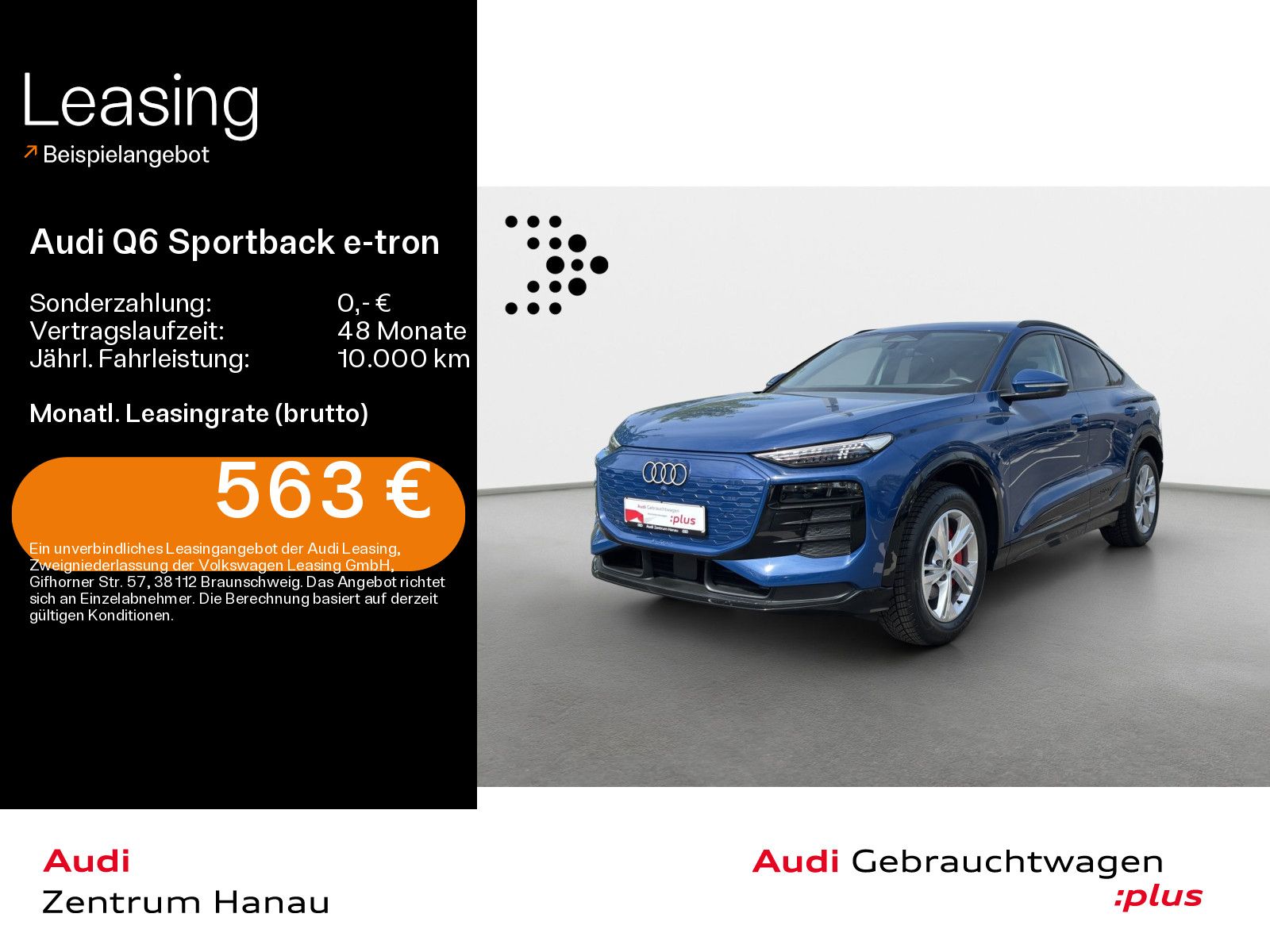 Audi Q6 Sportback e-tron advanced*0,25%*LED*AHK*SHZ*P