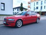 BMW E46, 318i, rot, Klima, Schiebedach - BMW 318 aus 2000: 318i E46