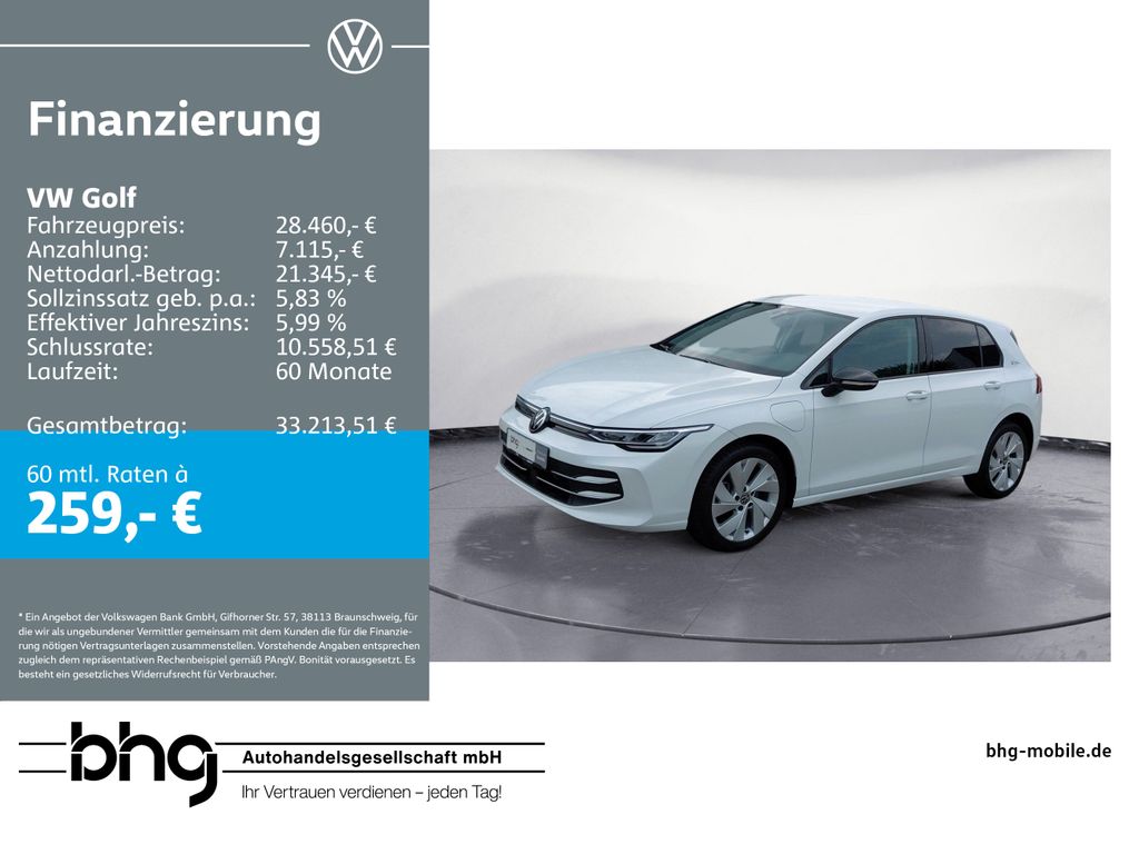 Golf Life 1,5 l eHybrid OPF