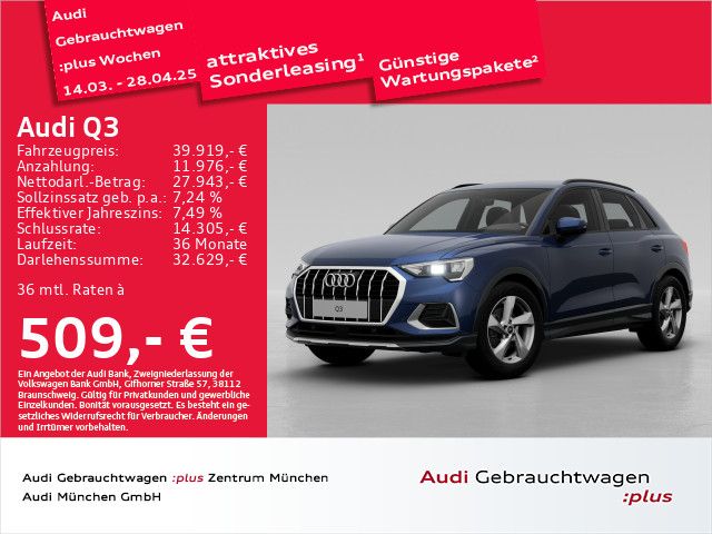 Audi Q3 35 TDI S tronic advanced Kamera/Navi+/ACC