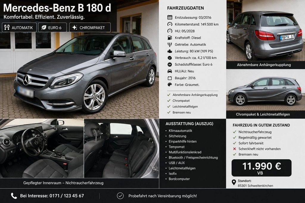 Image of Mercedes-Benz B 180