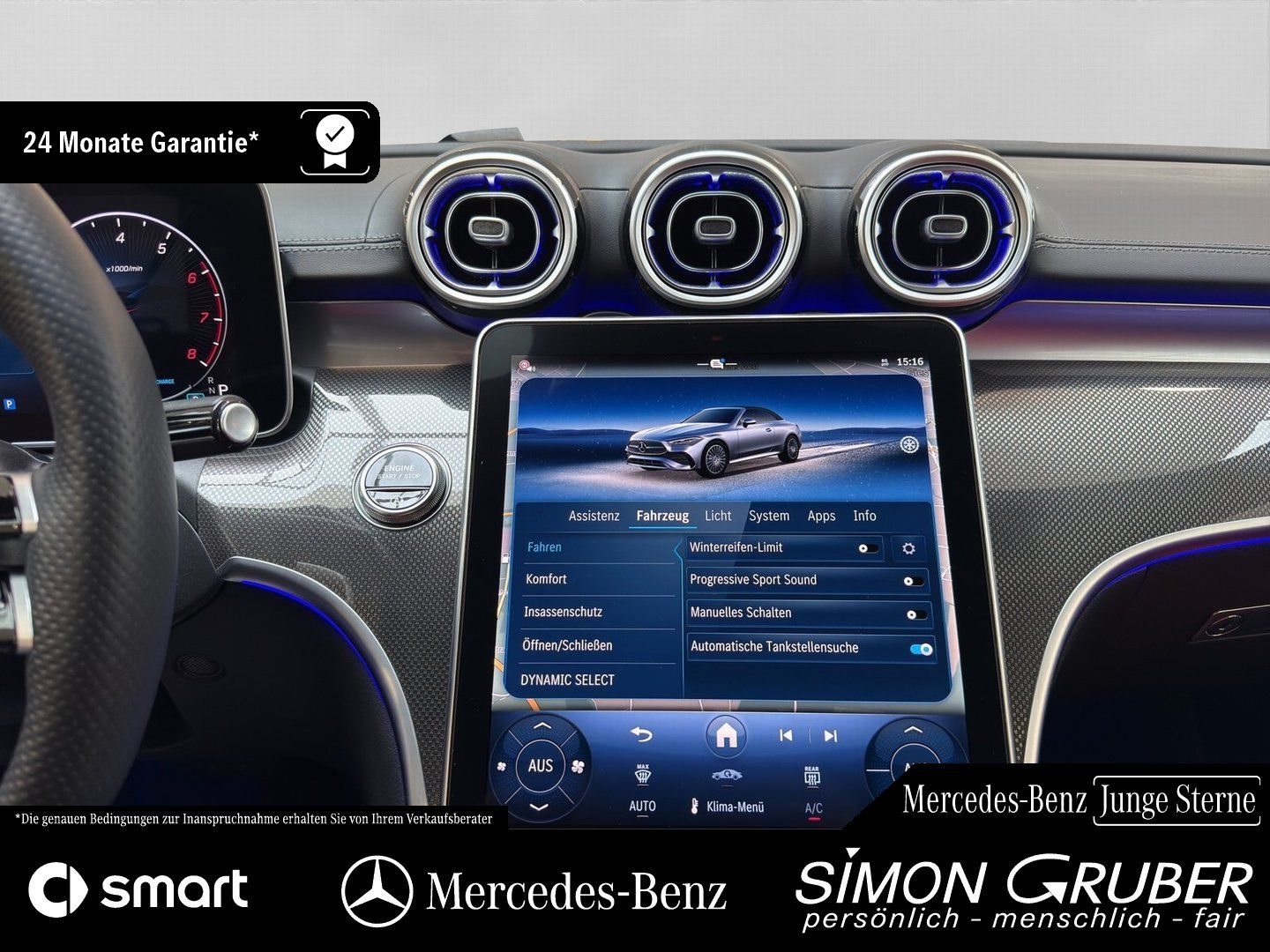 Fahrzeugabbildung Mercedes-Benz CLE 450 4M Cabrio AMG Night Sitzklima Burm3D 20Z