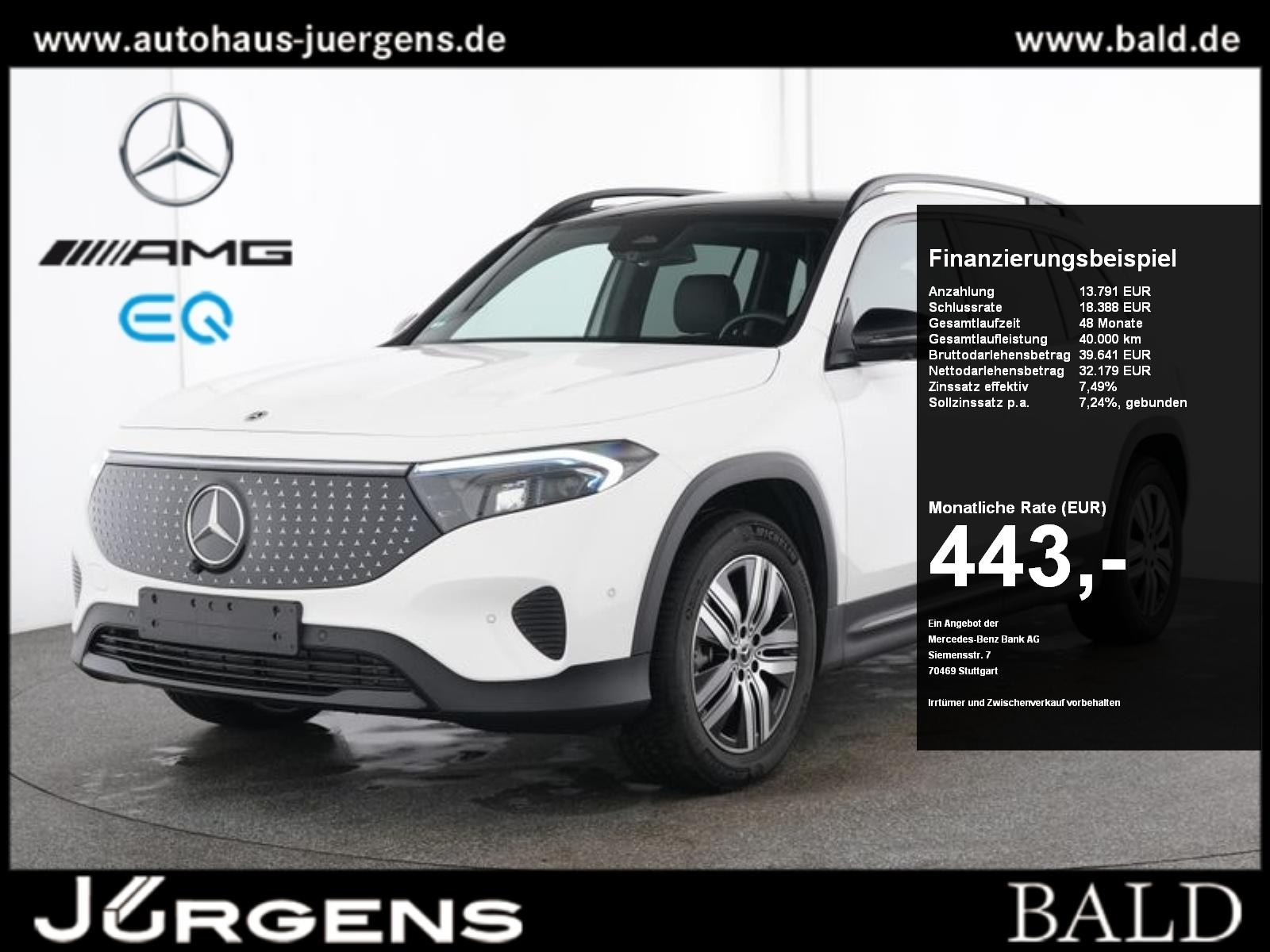 Mercedes-Benz EQB 350 4M Elect-Art/Pano/AHK/360/Night/Burm/Mem
