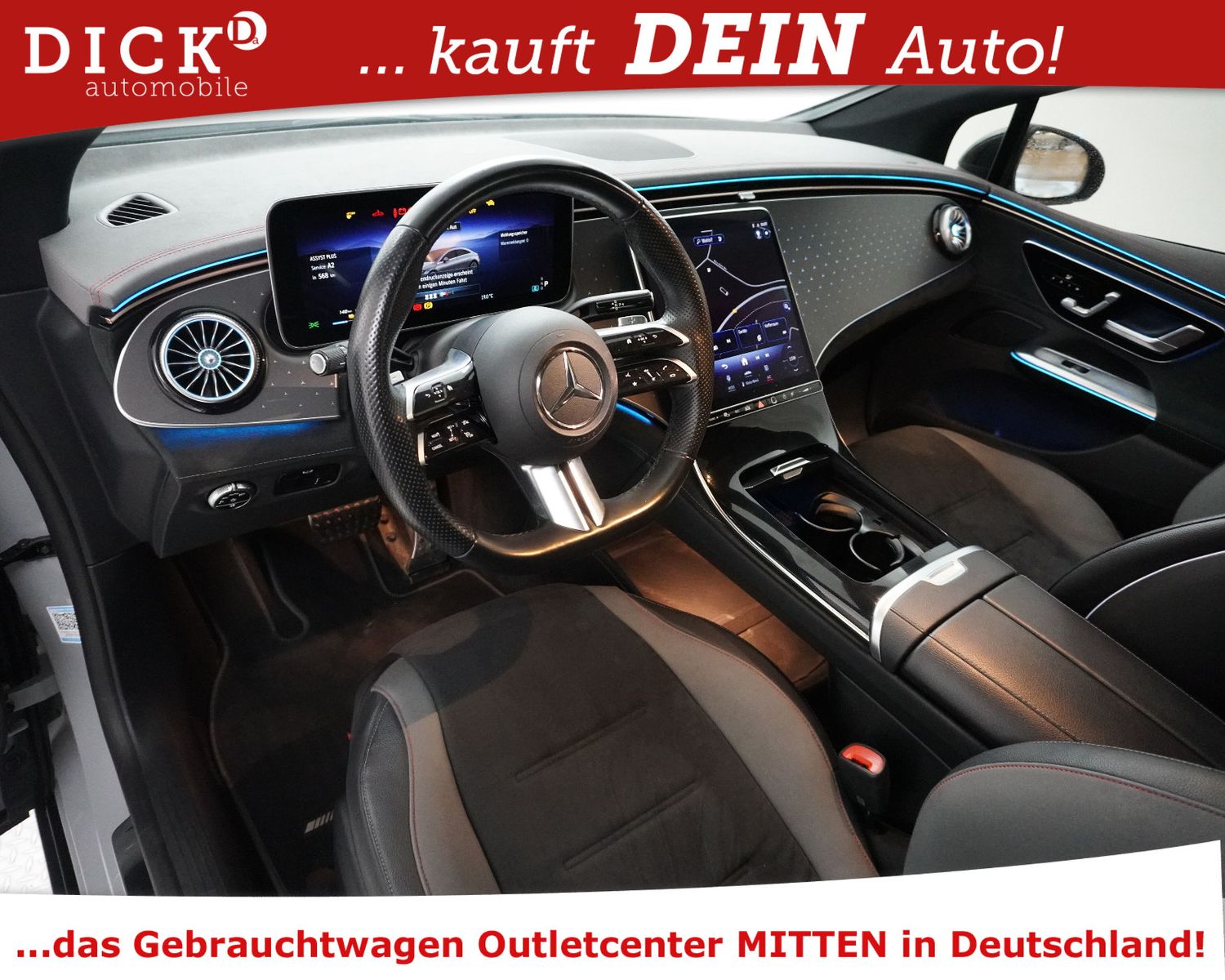 Fahrzeugabbildung Mercedes-Benz EQE 300 2X AMG Line NIGHT+AIRM+PANOR+ACC+KAM+21"