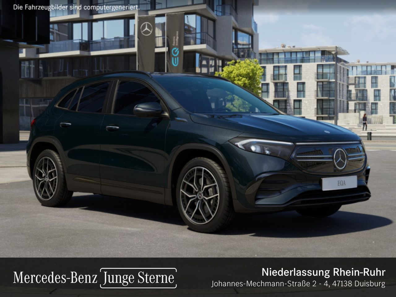 Mercedes-Benz EQA 350 4M AMG/Night/Fahrass/Pano/Volldig/AHK foto 22