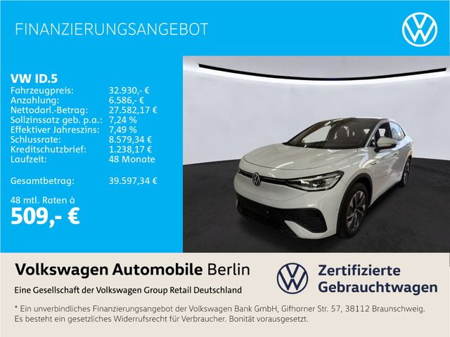 VW ID.5 Pro Performance mit Infotainment-Paket