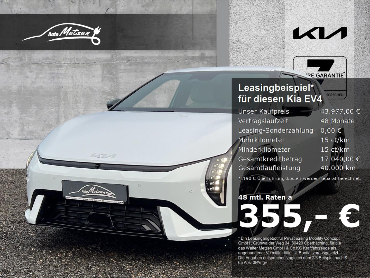 Kia EV4 81 kW/h GT-Line DriveWise Comfor Connect Nav