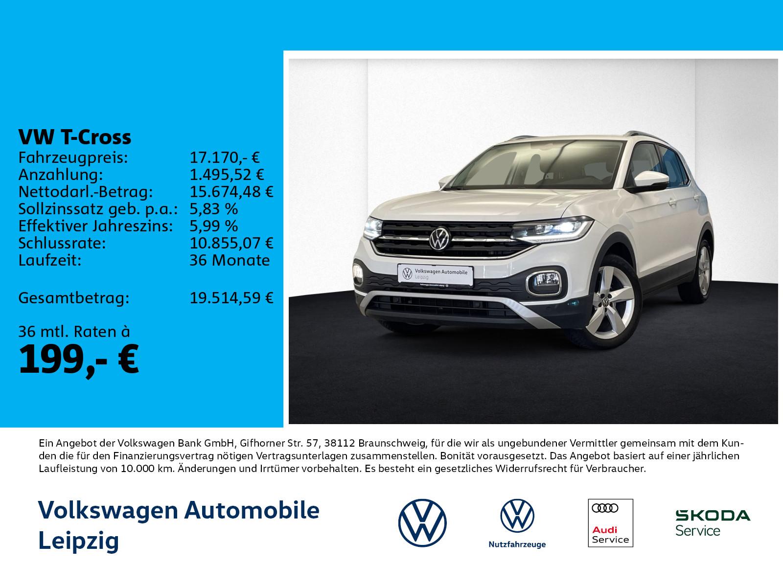 Volkswagen T-Cross Style 1.0 TSI OPF *LED*Navi*