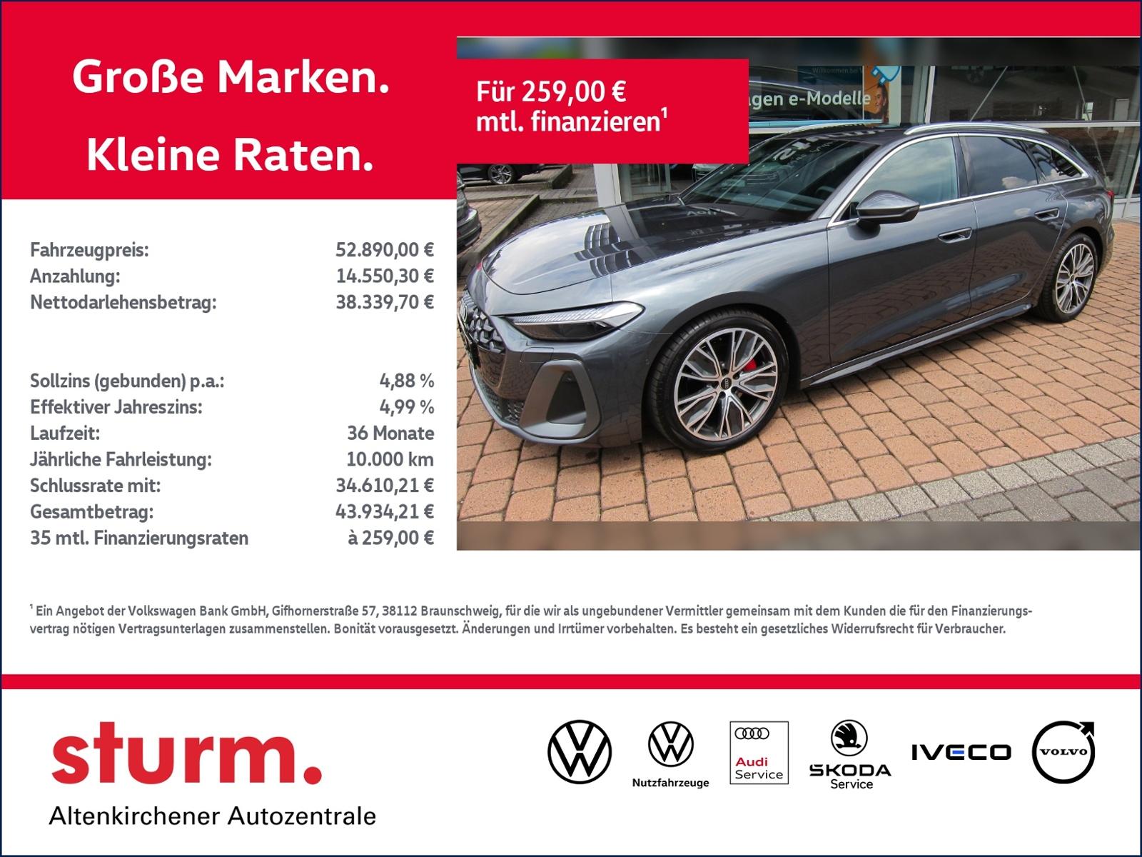 Audi A5 Avant 2.0 TFSI S-tronic *S-Line, AHK, Leder*