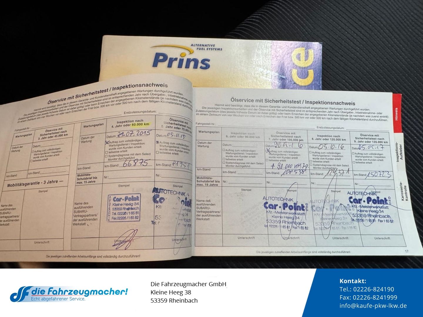 Fahrzeugabbildung Subaru Forester Comfort Xenon Alu Klima el.SP *EXPORT