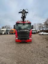 Scania R730 + Kran + Holzauflieger - Scania München