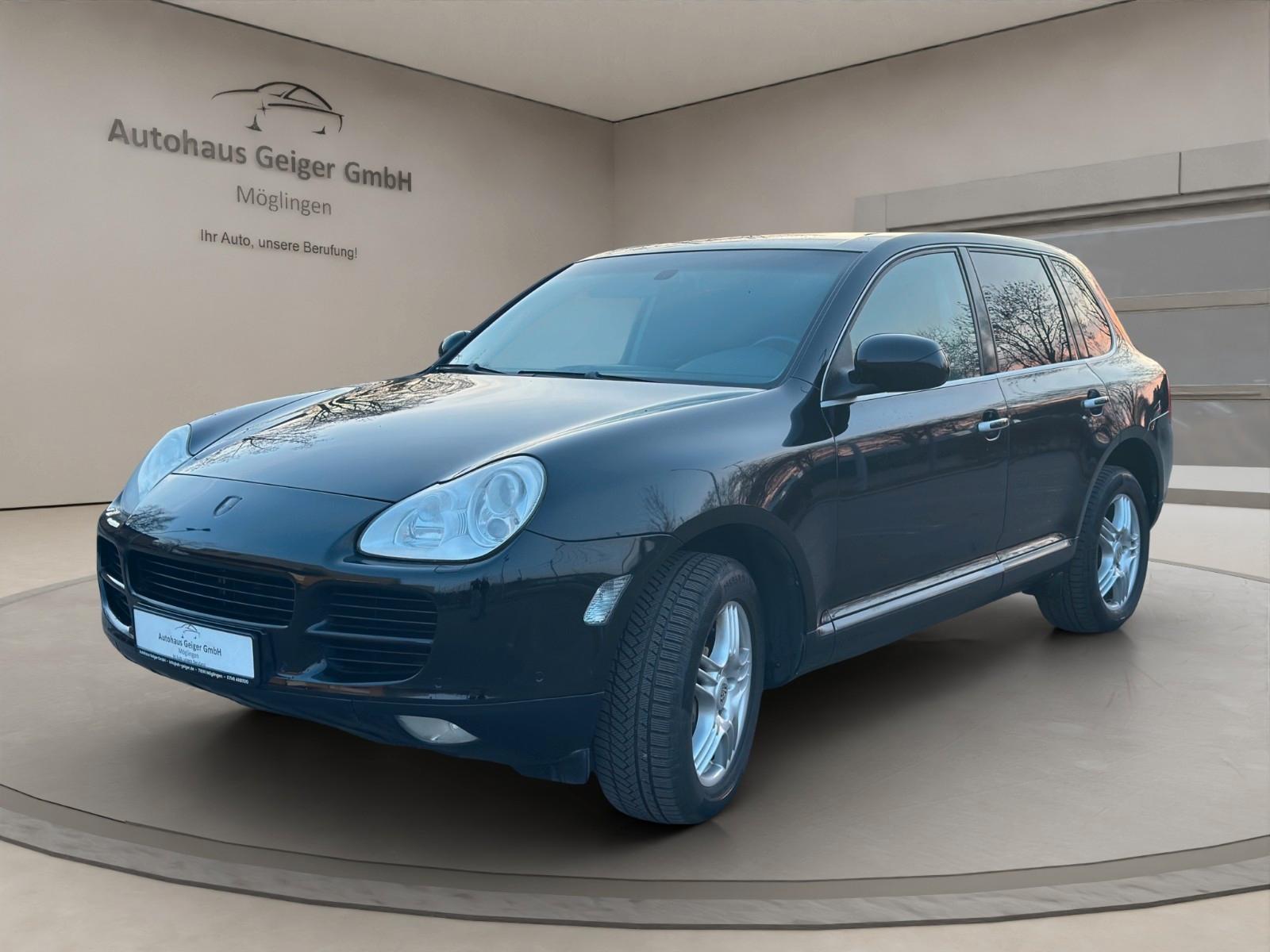 Porsche Cayenne S 4.5Ltr. *TÜV/INSP NEU* leder Schwarz