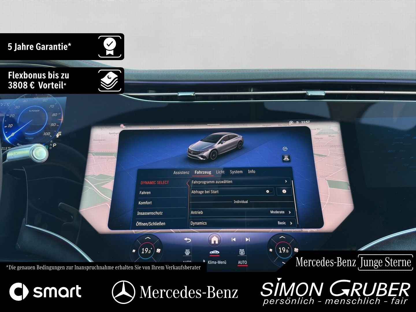 Fahrzeugabbildung Mercedes-Benz EQS 53 4M+ AMG Pano Carbon Sitzkl Massage 118Kw
