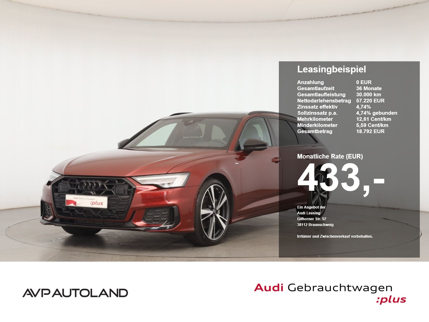 Avant 45 TFSI S tronic S line | PANO | AHK |