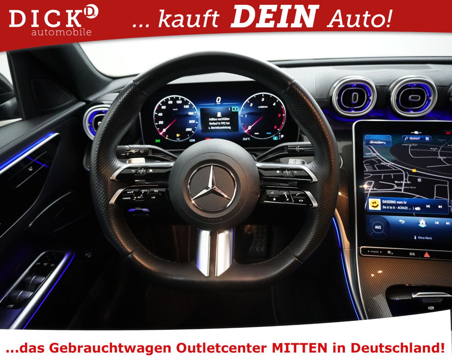 Fahrzeugabbildung Mercedes-Benz C200d T 9G 2X AMG Line NIGHT+VIRTU+KAMER+LED+19"