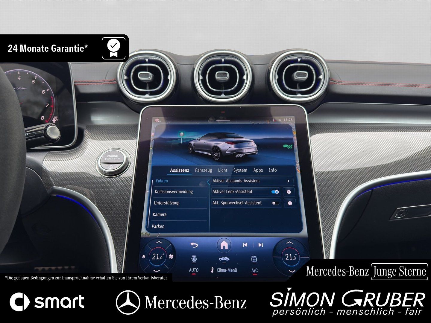 Fahrzeugabbildung Mercedes-Benz CLE 53 4M AMG Dyn+ Optik Sound Driver HUD Burm