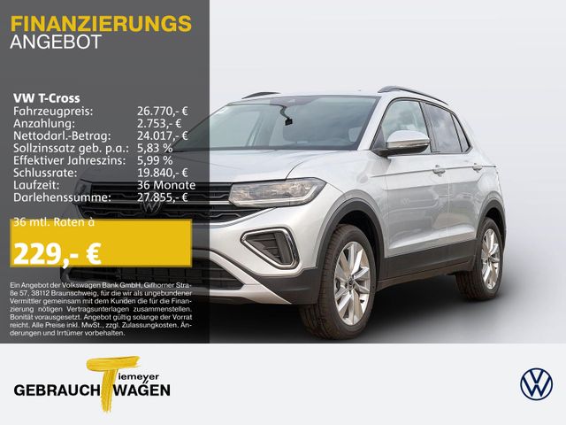 Volkswagen T-Cross 1.0 TSI DSG LIFE LM17 SITZHZ APP-CON KAM