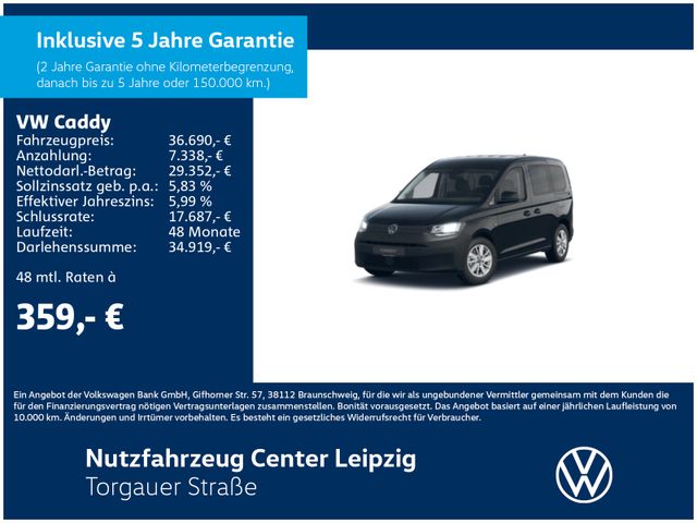 Volkswagen Caddy 5-Sitzer 2.0 l TDI 75 kW AHK*KLIMA*LMF