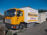 MAN Zugmaschine 7,49to und Toyota Stapler