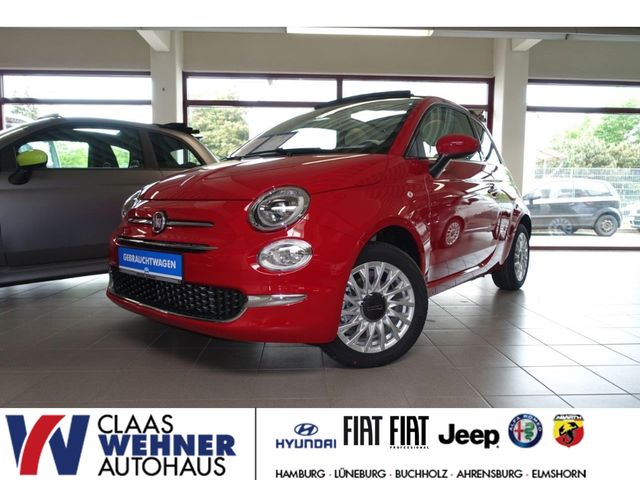 Fiat 500C Lounge 1.2 8V beiges Faltdach Uconnect