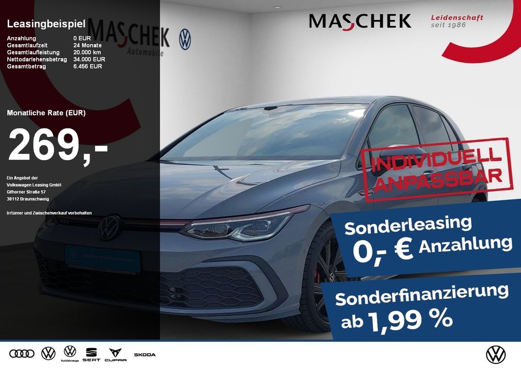 Golf GTI 2.0 TSI Sonderleasing Leder Pano Navi