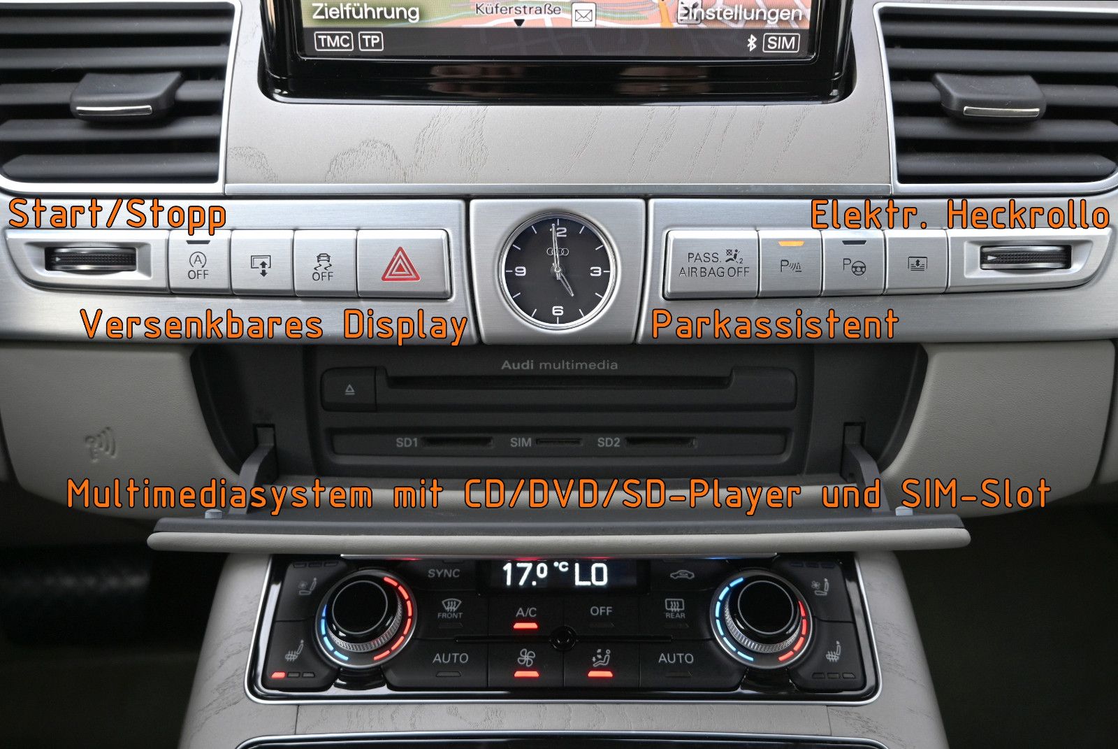 Fahrzeugabbildung Audi A8 3.0 TDI tiptr. quattro °ACC°STANDHZ°HEAD-UP°