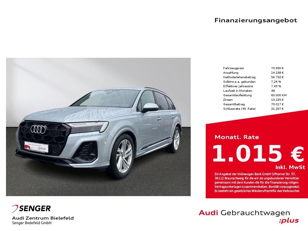 Audi Q7 S line 50 TDI quattro Matrix Panorama ACC AHK