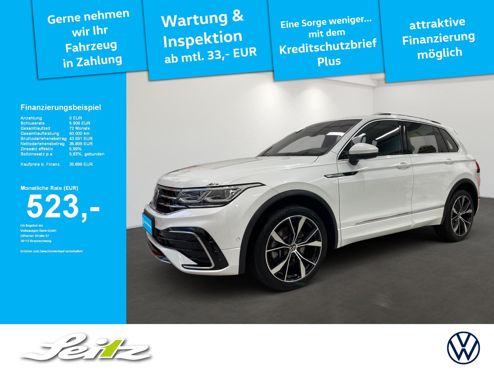 Volkswagen Tiguan 2.0 TSI 4M R-Line *MATRIX*KAMERA*NAVI*SIT