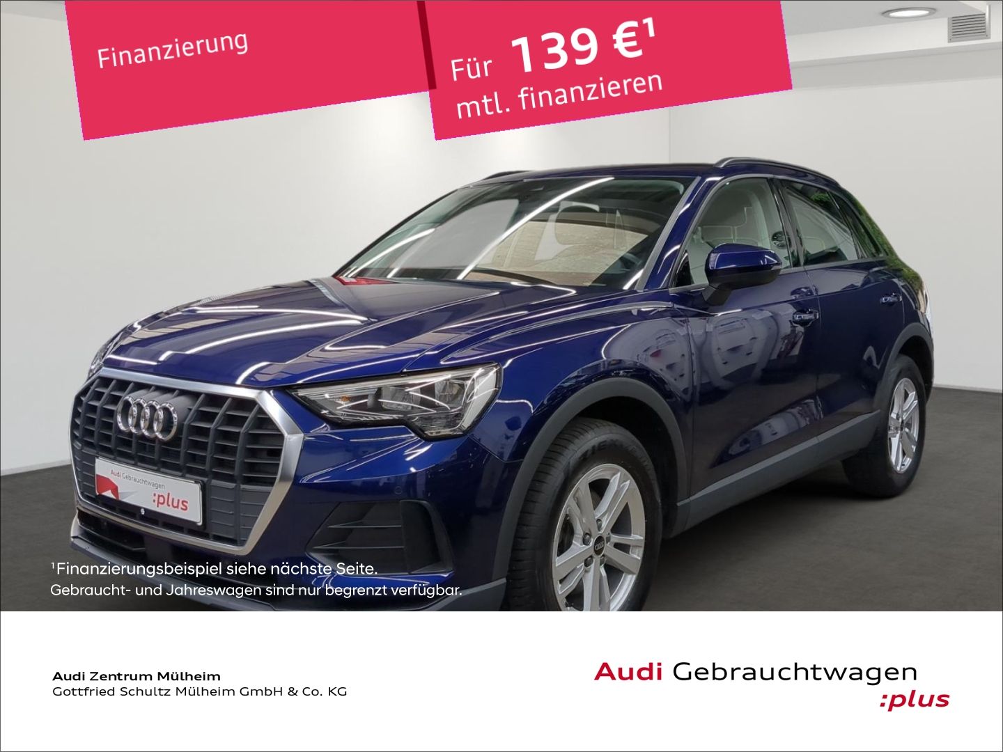 Audi Audi Q3 35 TDI Navi LED AHK Rückfahrkamera virtual