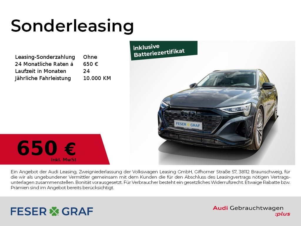 Audi Q8 Sportback 50 e-tron /Matrix/HuD/B&O/Pano/Opt.