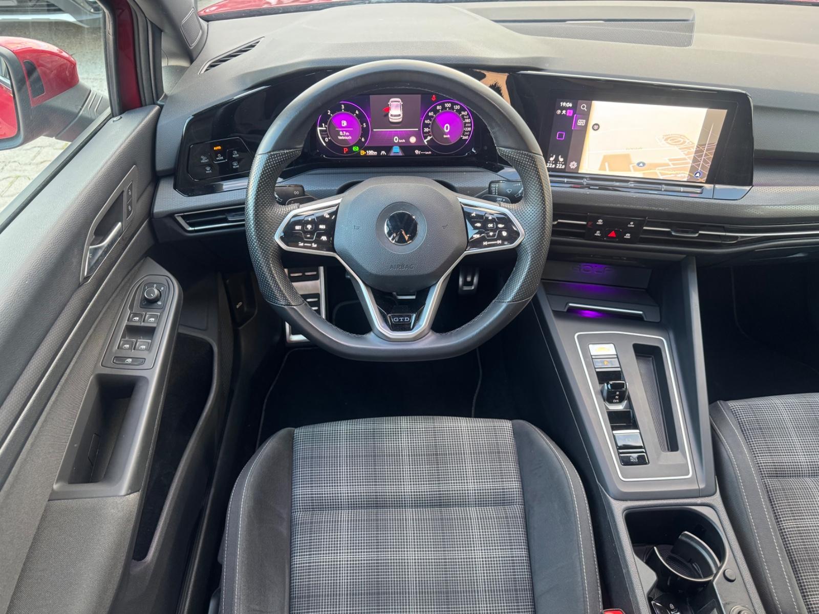Volkswagen Golf VIII Lim. GTD Standheizung LED 19 Zoll, миниатюра 13