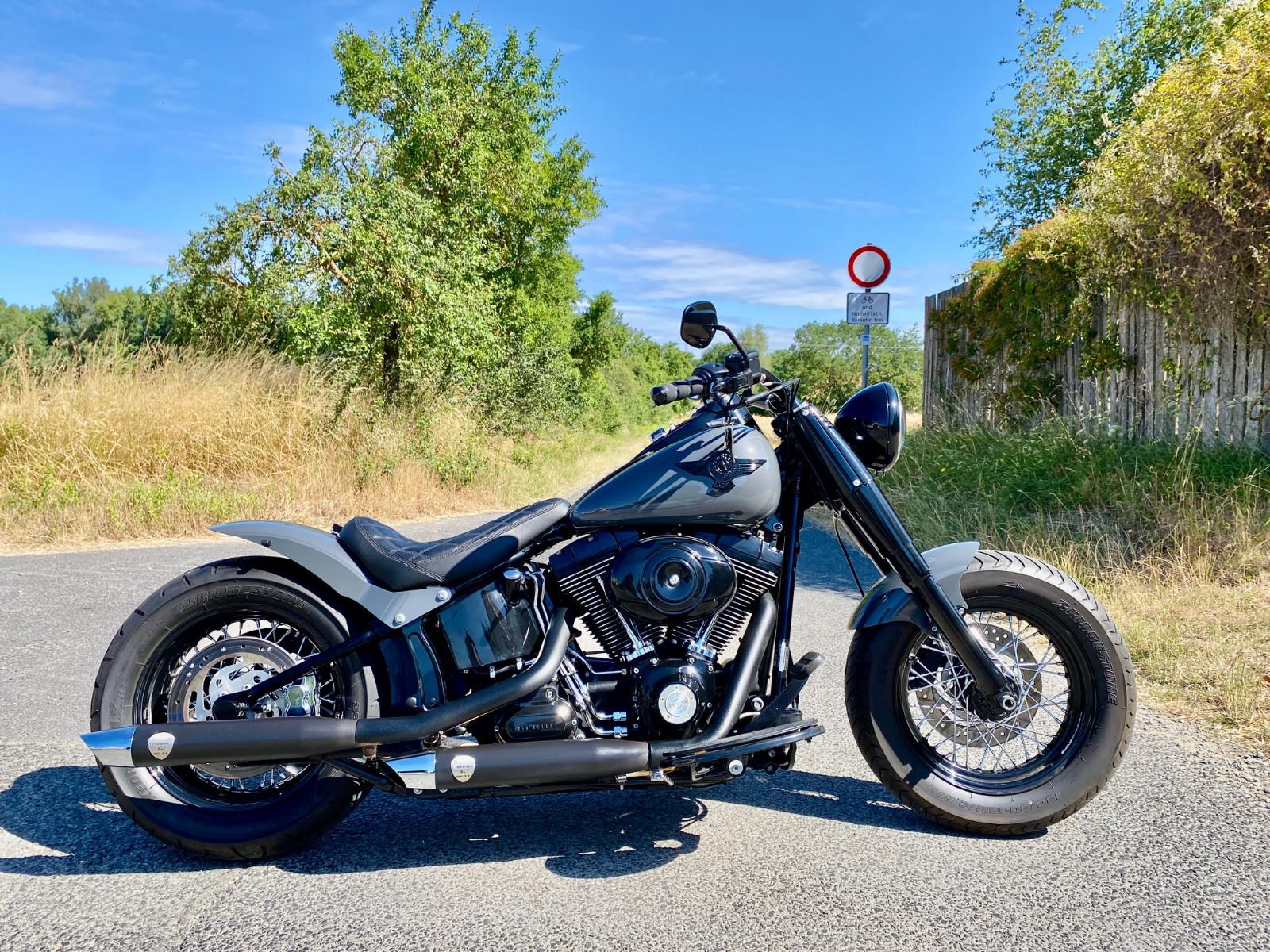 Harley-Davidson 200er Heritage, wie Fat Boy, Custombike,  Penzl.
