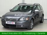 Volvo V50 Kombi D5 Summum|Automatik|AHK|Leder|Xenon| - graue Volvo V50