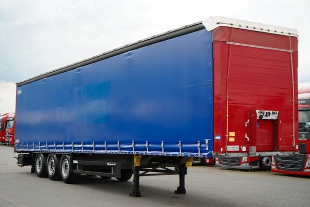 Schmitz Cargobull FIRANKA · STANDARD · OŚ PODNOSZONA · DACH PODNO