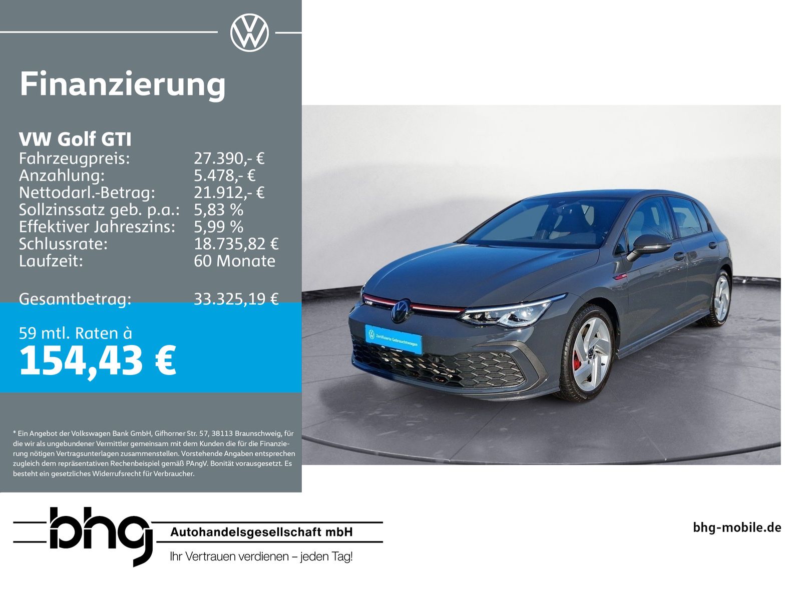 Volkswagen Golf GTI DSG Navi Fahrprofil LED-Plus LaneAssist