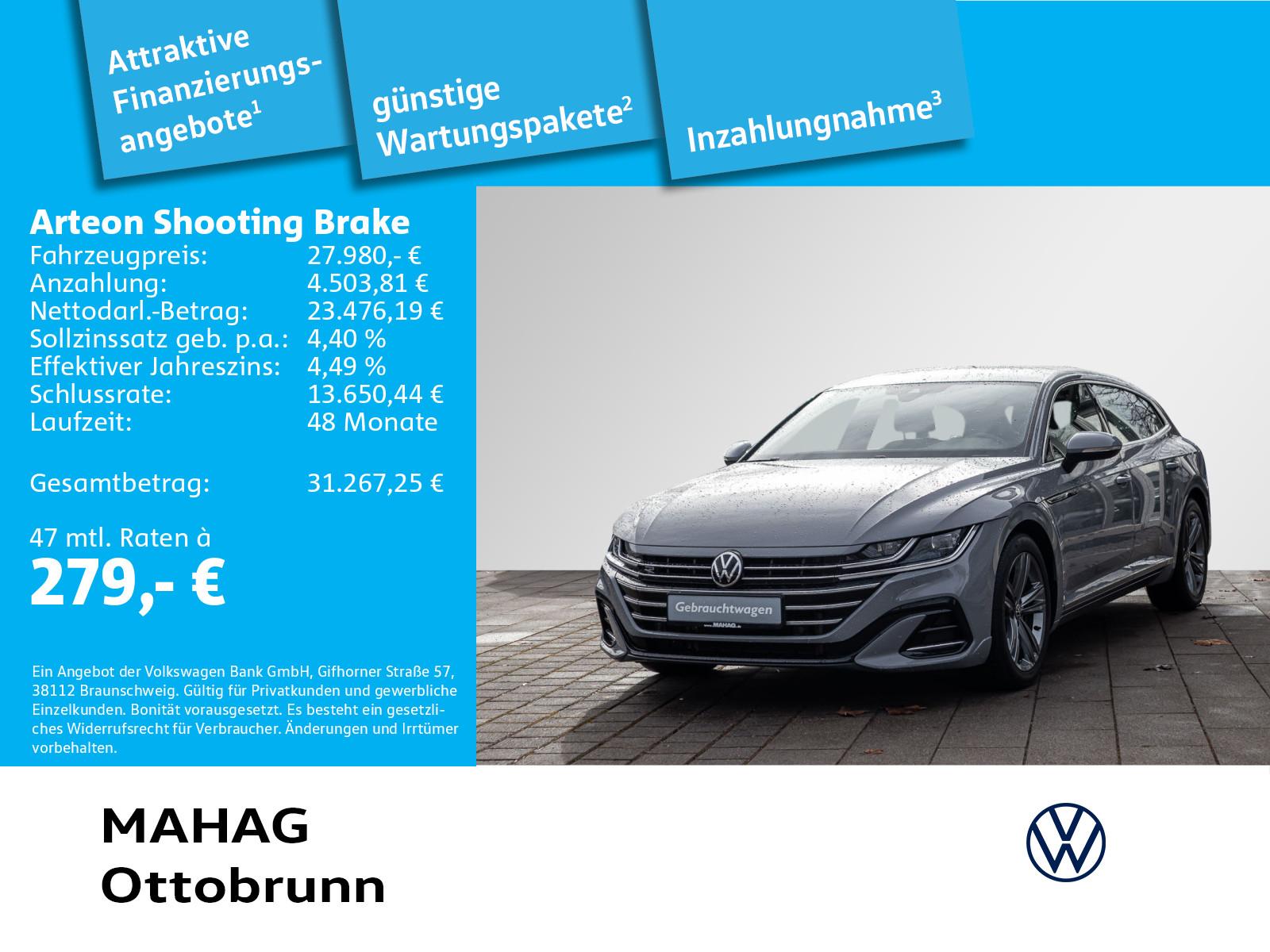 Volkswagen Arteon Shooting Brake R-Line 2.0 TSI LED Navi Pa