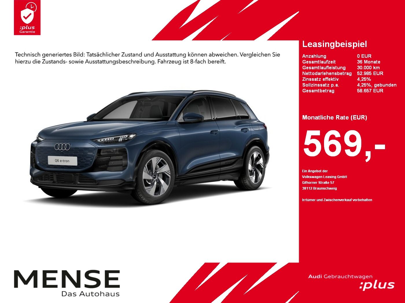Audi Q6 e-tron Tech plus advanced Standhzg|4xSHZG|ACC