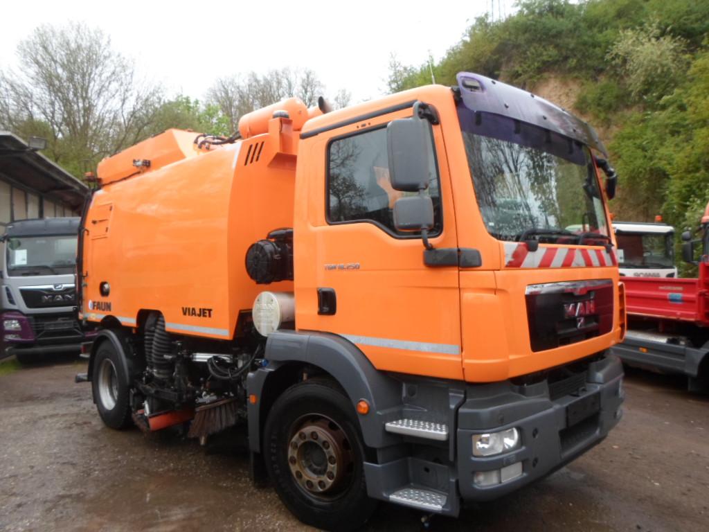 MAN TGM 18.250 / FAUN KEHRMASCHINE