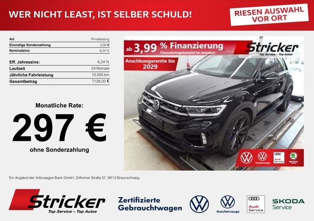 Volkswagen T-ROC R 2.0TSI DSG 297,-ohne Anzahlung Black Sty