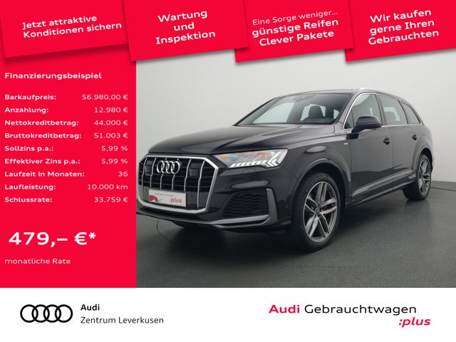 Audi Q7 55e quattro S line ACC NAVI HUD B&O LEDER SHZ