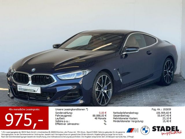 BMW M850iA xDrive Coupe Navi.Laser.ACC.360°.Komfzg