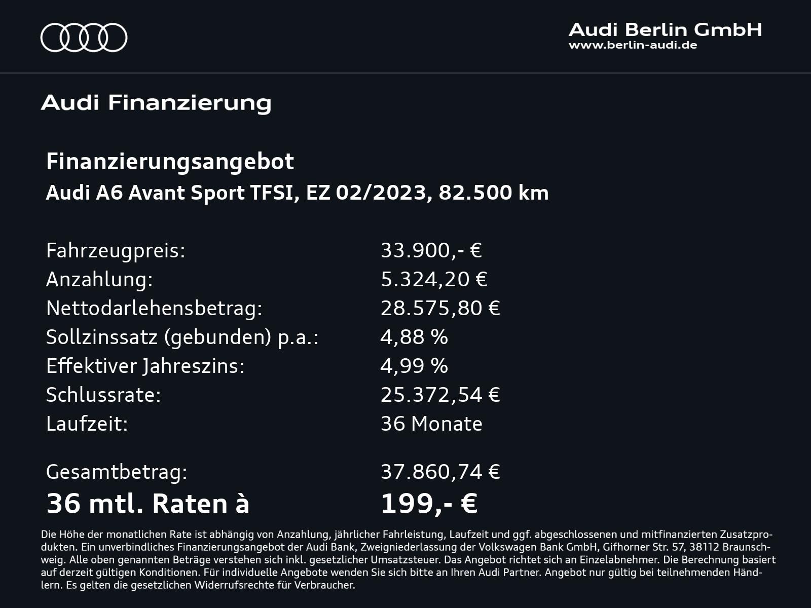Audi A6 Avant Sport 45 TFSI qu.S tr. AHK RFK PANO LED
