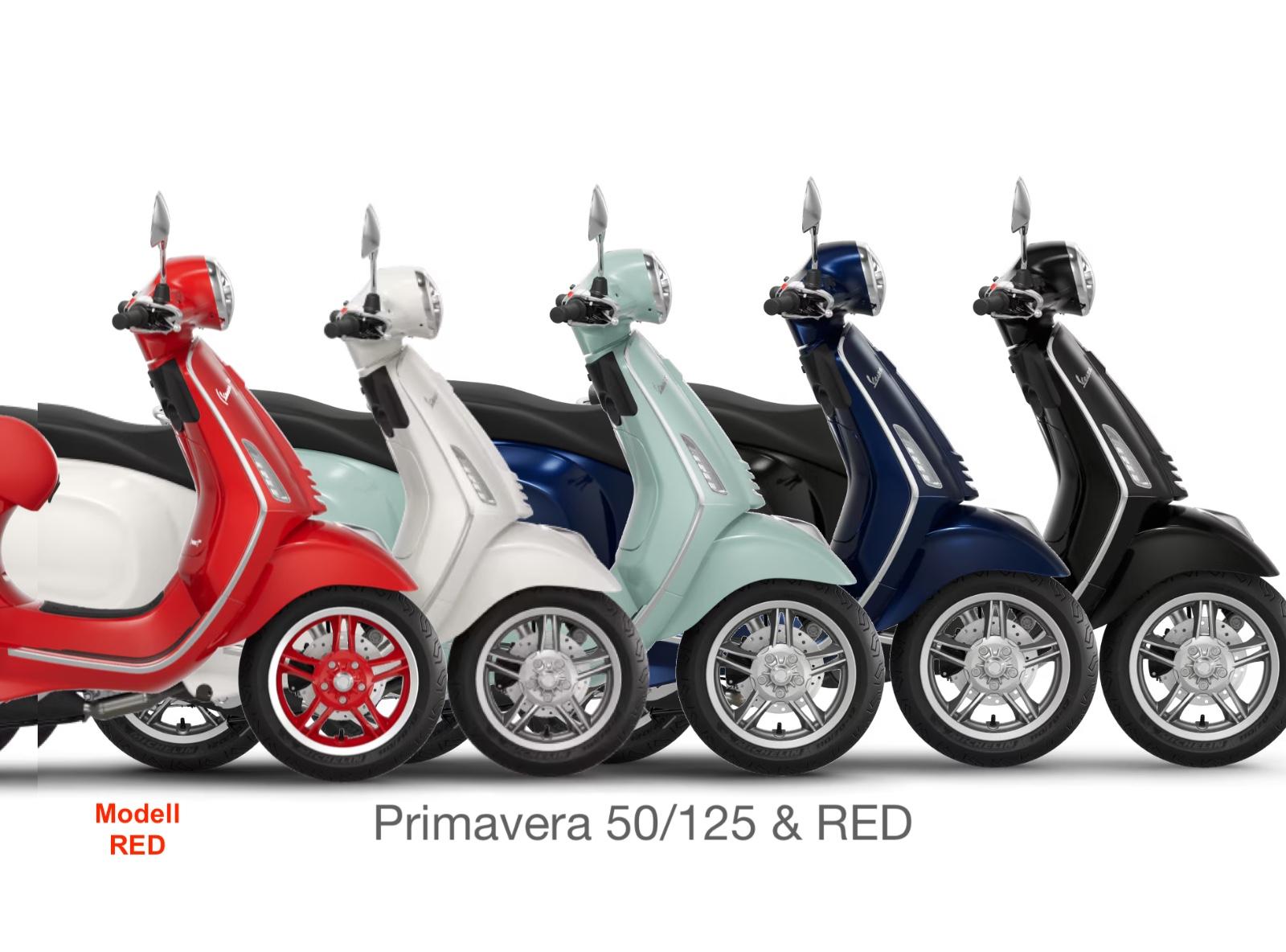 Vespa Primavera 50 + Jetzt dem Benzinpreis trotzen