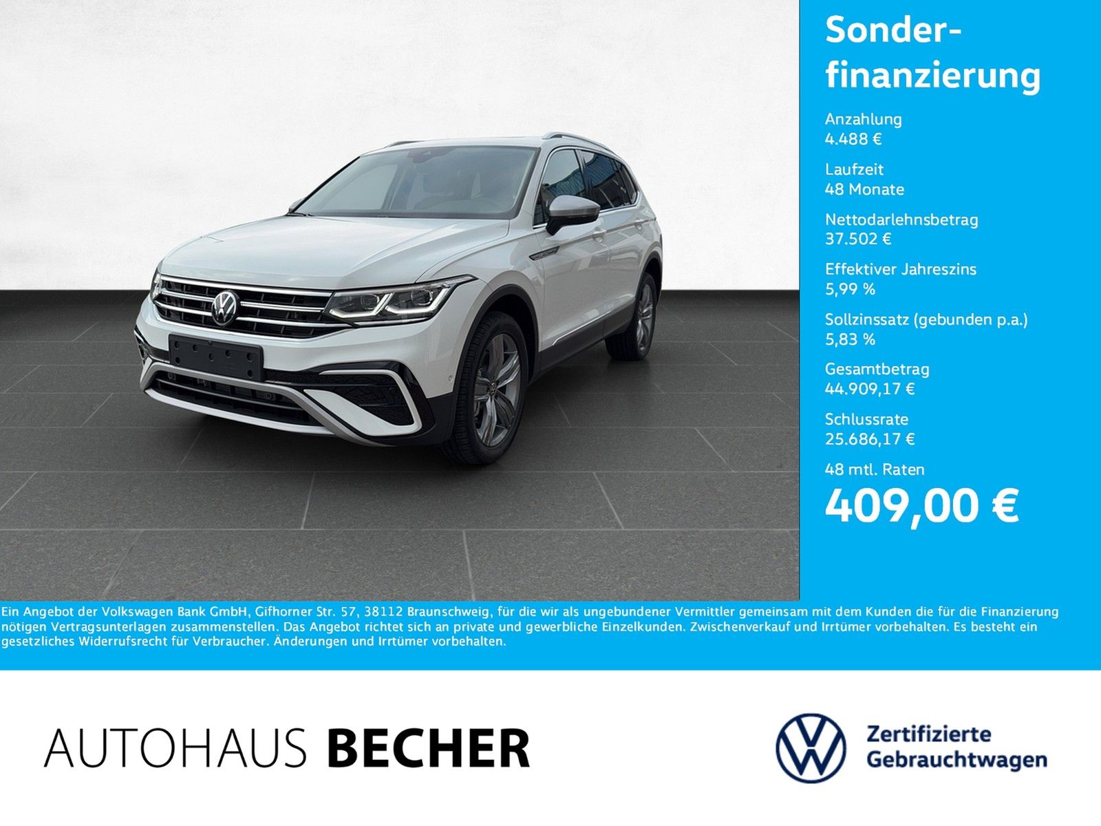 Volkswagen Tiguan Allspace Elegance 2.0TDI 4MOTION DSG AHK foto 1