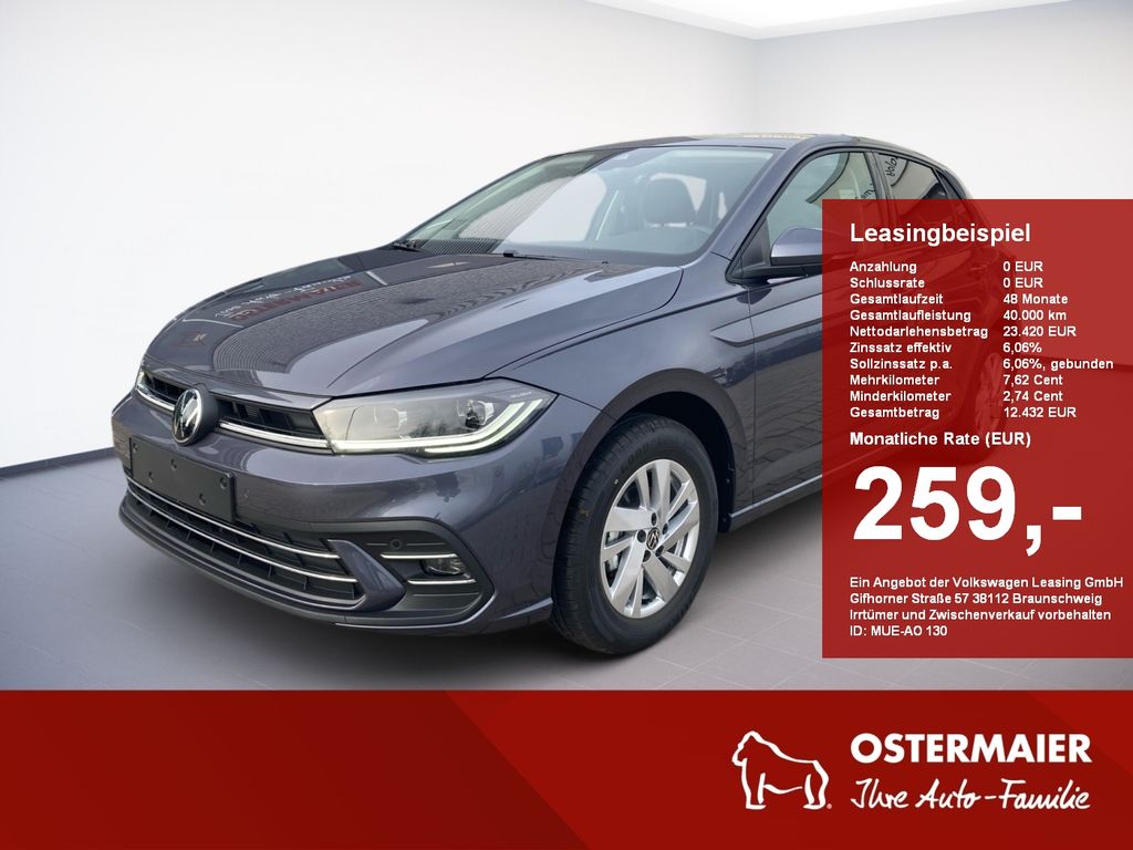 Volkswagen Polo Style 1.0TSI 95PS 5-Gang IQ.LIGHT.ACC.NAVI.