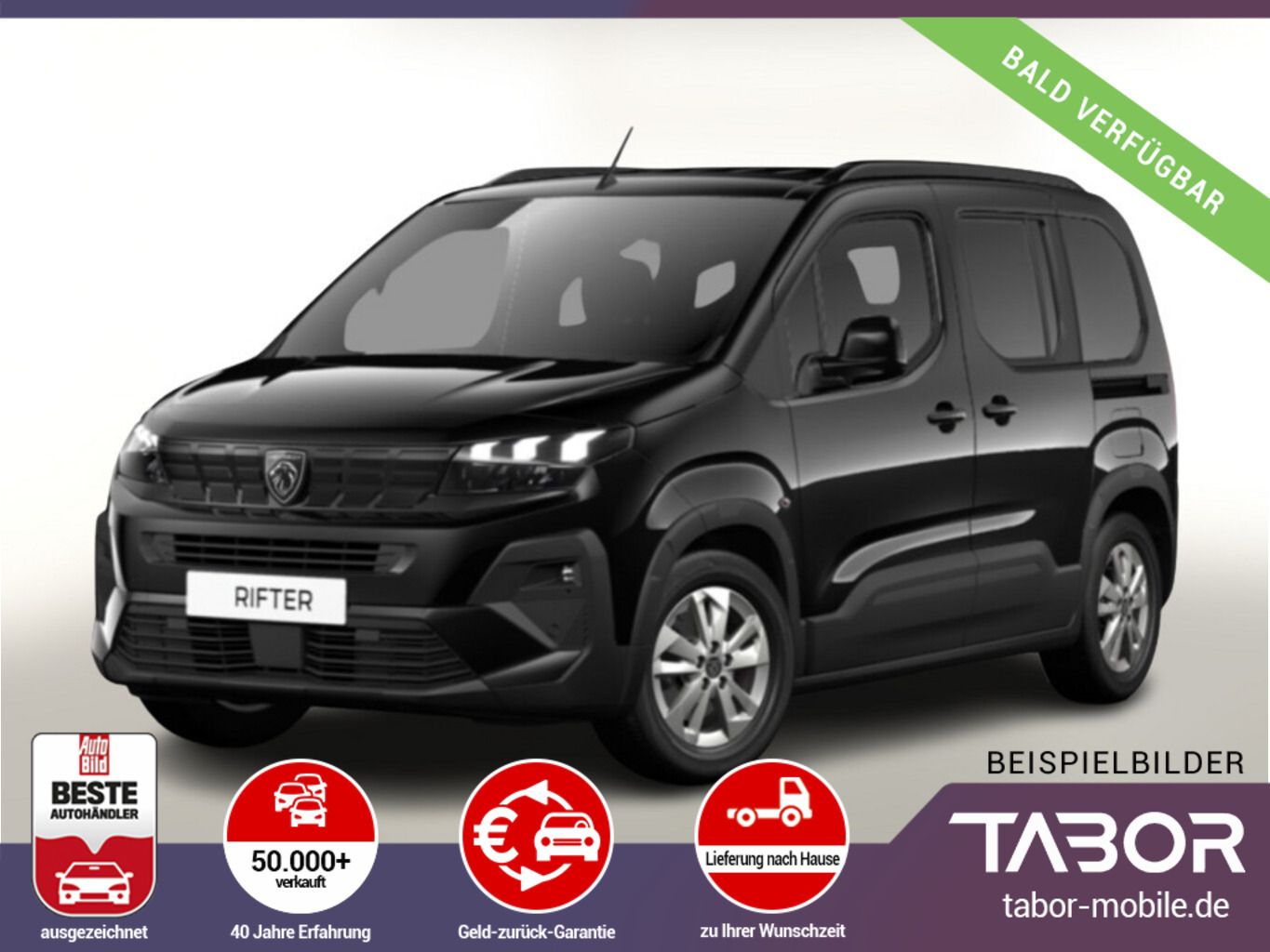 Peugeot Rifter 100 Allure CarPlay StyleP Kam Temp PDC BT