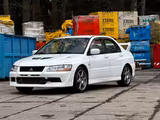 Mitsubishi Lancer Evo 7 JDM JSpec LHD 2001 - weiße Mitsubishi Lancer