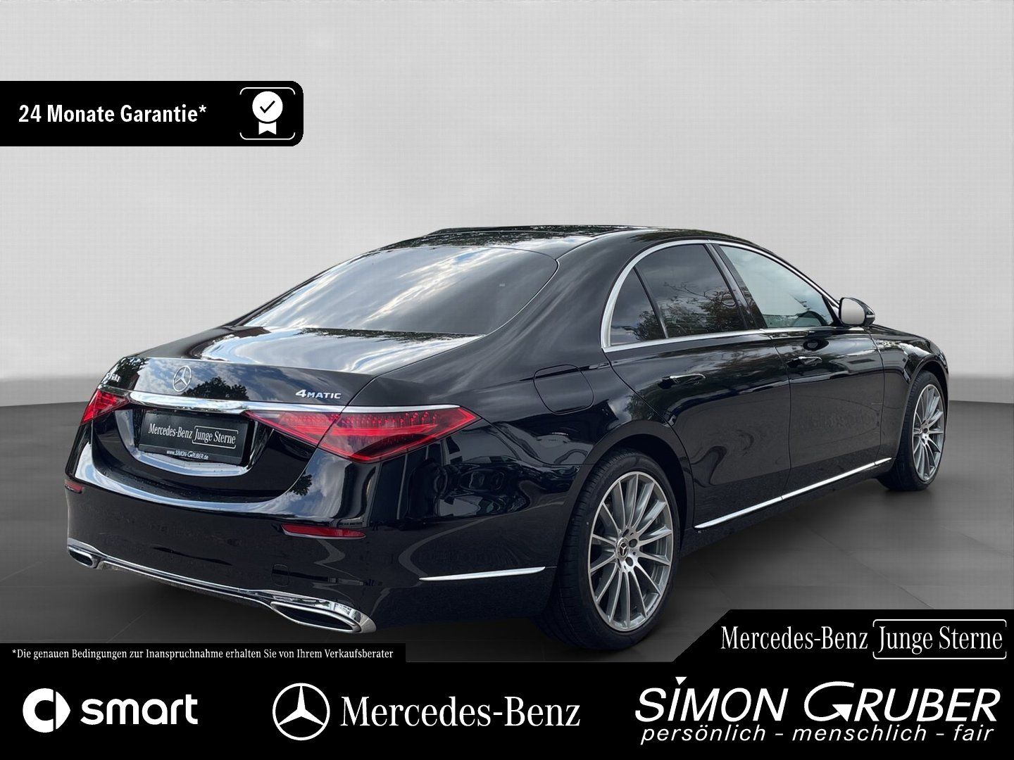 Fahrzeugabbildung Mercedes-Benz S 350 d 4M 20"AMG Burm Pano Aktiv Ambi Guard 360