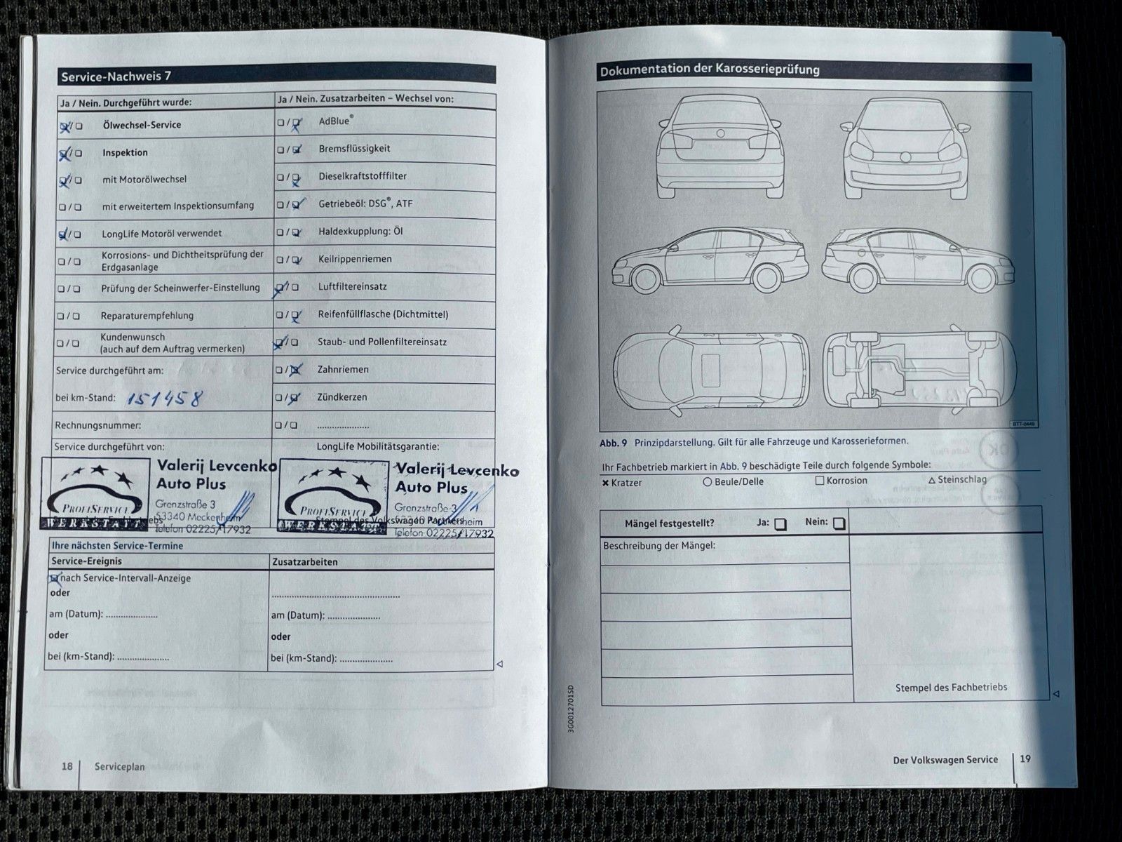 Fahrzeugabbildung Volkswagen Touran 1.2 TSI Trendline 7-SITZER Klima Scheckhe