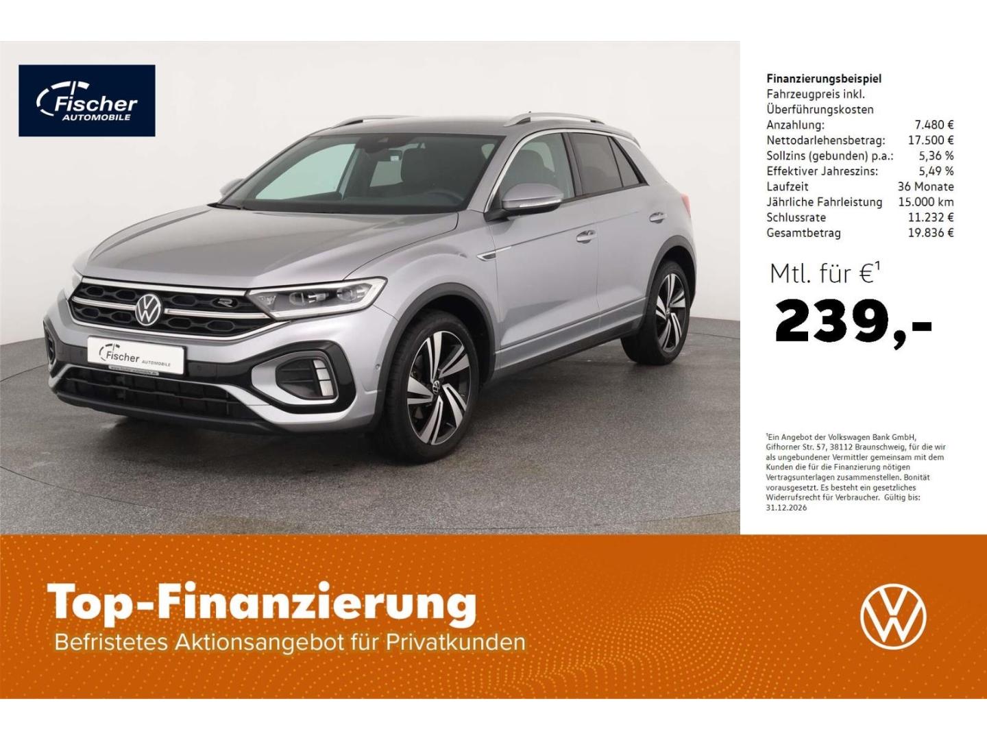 Volkswagen T-Roc 1.5 TSI R-Line DSG AHK/Matrix/NAV/RFK/ACC